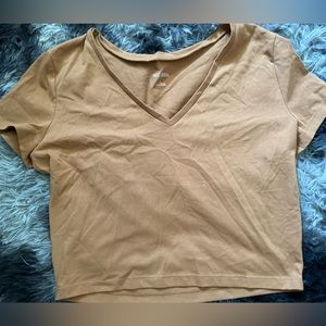 Wild Fable brown crop top
